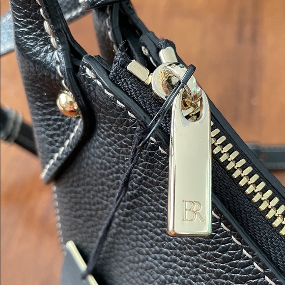 Banana Republic Vida Half-Moon Shoulder Bag - Black Leather - NWT - Picture 15 of 16